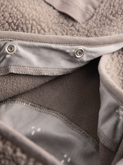 Mink Brown Cosy Borg Fleece Baby Jacket - Image 4 of 5