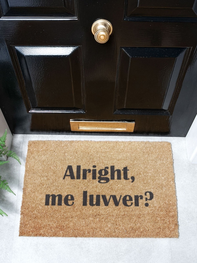 Covoraș de ușă Artsy Mats Alright Me Luvver din cocos - Imaginea 1 din 13 Covoraș de ușă Artsy Mats Alright Me Luvver din cocos - Imaginea 1 din 13