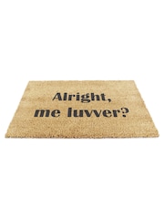 Covoraș de ușă Artsy Mats Alright Me Luvver din cocos - Imaginea 11 din 13