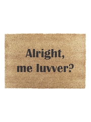 Covoraș de ușă Artsy Mats Alright Me Luvver din cocos - Imaginea 13 din 13