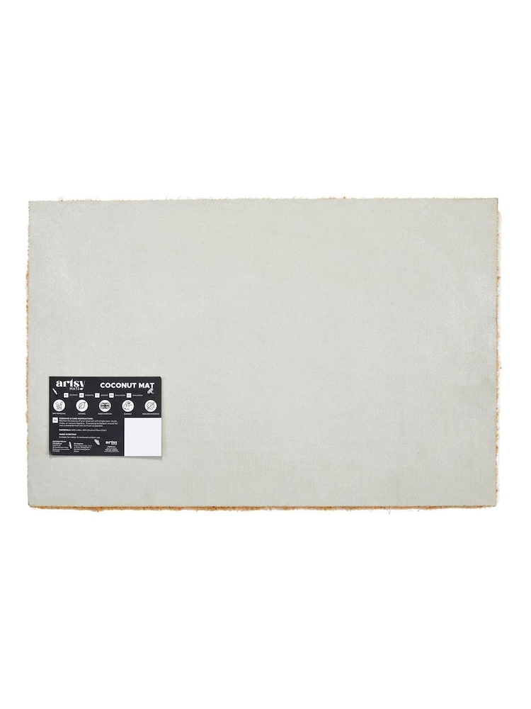Artsy Mats Brown Black Border Coir Doormat - Image 13 of 13 Artsy Mats Brown Black Border Coir Doormat - Image 13 of 13