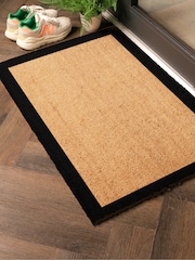 Artsy Mats Brown Black Border Coir Doormat - Image 2 of 13