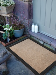 Artsy Mats Brown Black Border Coir Doormat - Image 3 of 13