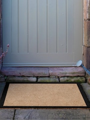 Artsy Mats Brown Black Border Coir Doormat - Image 4 of 13