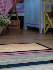 Artsy Mats Brown Black Border Coir Doormat - Image 5 of 13
