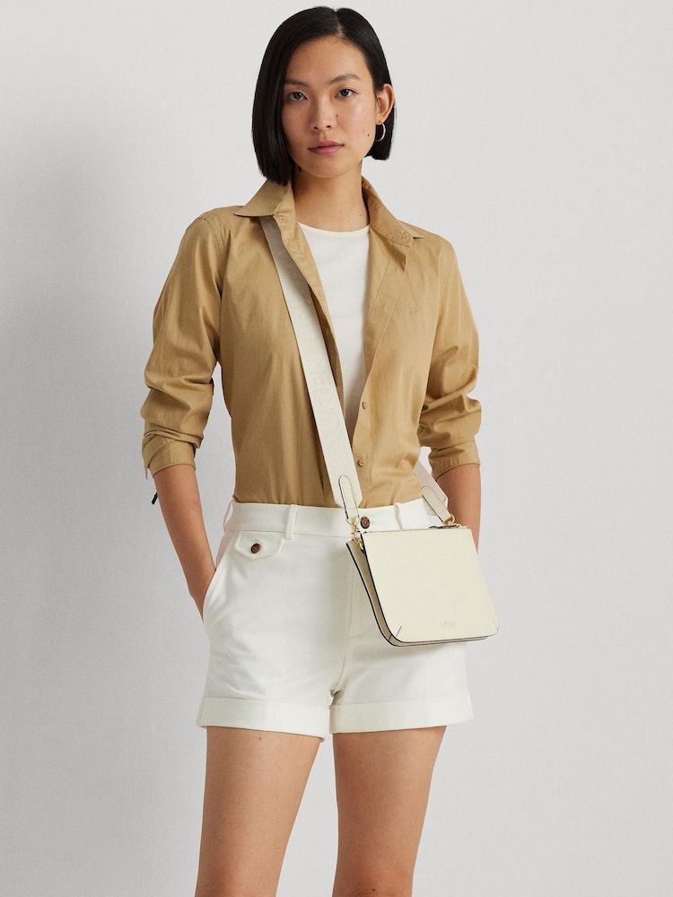 Lauren Ralph Lauren Medium Leather Landyn Cross-Body Bag - Image 1 of 6