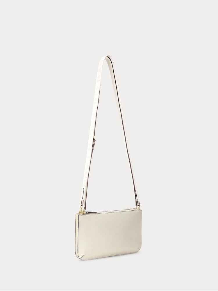 Lauren Ralph Lauren Medium Leather Landyn Cross-Body Bag - Image 4 of 6