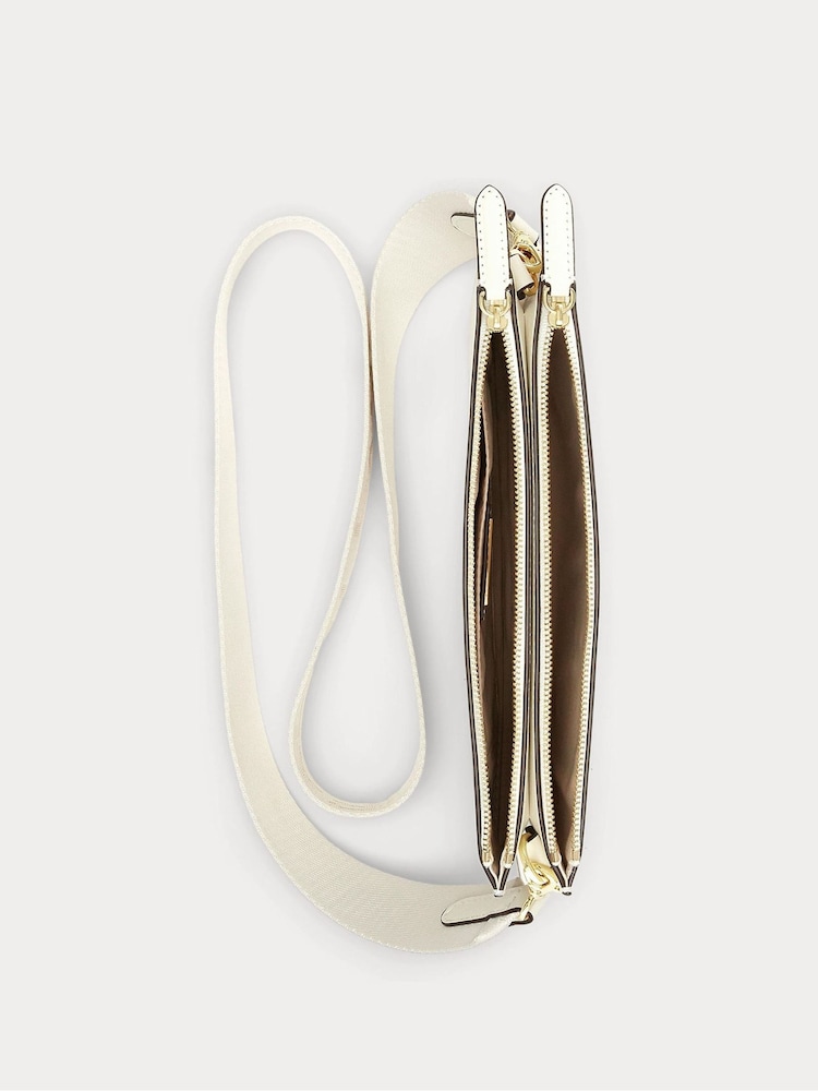 Lauren Ralph Lauren Medium Leather Landyn Cross-Body Bag - Image 6 of 6