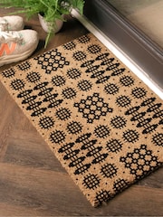Felpudo de fibra de coco con tapiz galés de Artsy Mats - Imagen 1 de 12