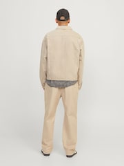 Коричневый - свободные брюки для широкой стопы JACK & JONES - Изображение 2 из 8