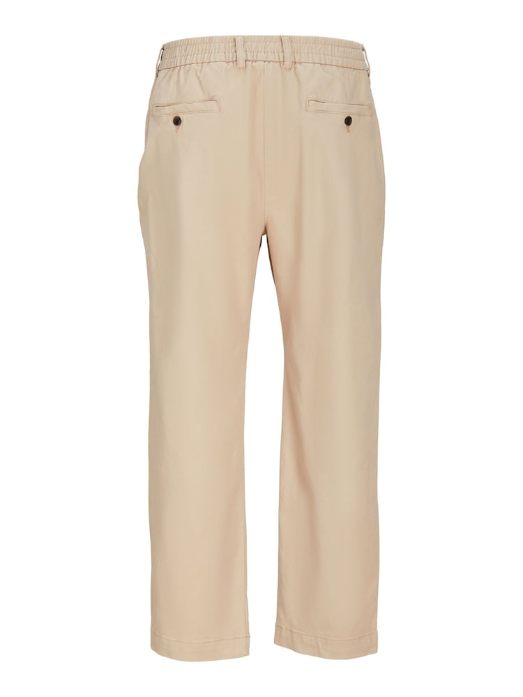 Коричневый - свободные брюки для широкой стопы JACK & JONES - Изображение 8 из 8