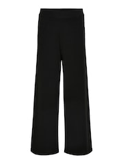 ONLY KIDS Wide Leg Jersey Black Trousers - Image 2 of 3
