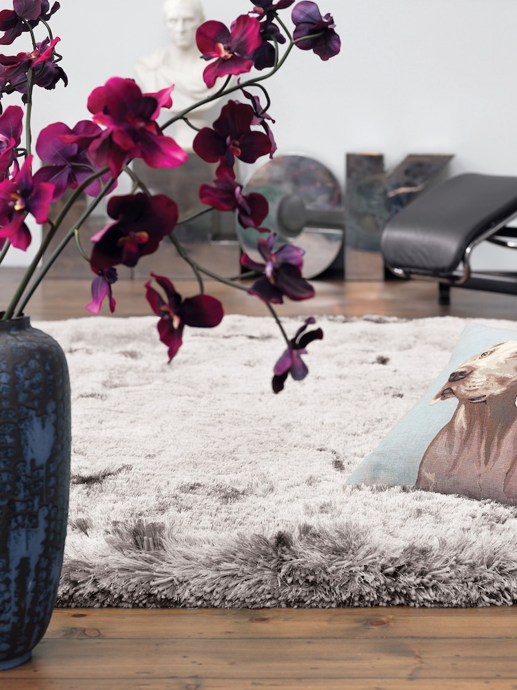 Asiatic Rugs Silver Plush Rug - Image 1 of 5
