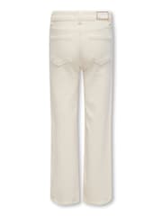 Creme - ONLY KIDS Jeans in Straight Fit mit verstellbarem Bund, Creme - Bild 3 von 4