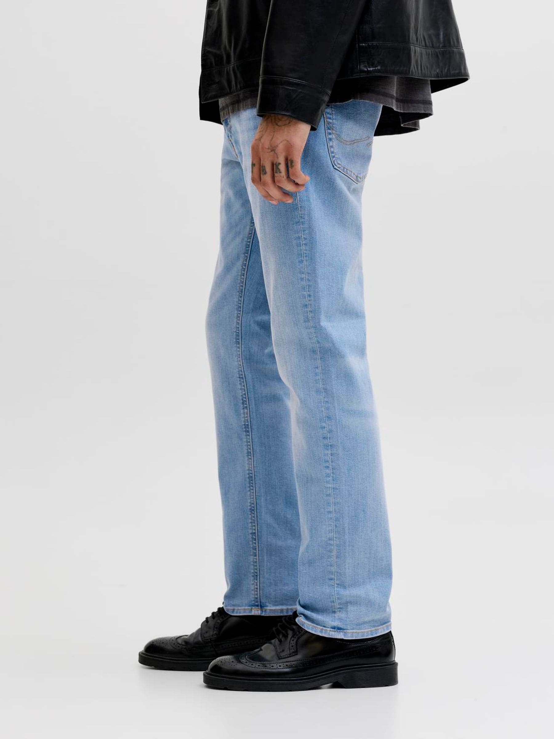 Buy JACK & JONES Denim Blue Glenn Slim Fit Jeans from Next USA