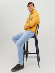 JACK & JONES Blue Chrome Glenn Slim Fit Jeans - Image 6 of 8