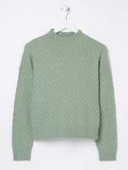 FatFace Green Vicki Jumper - Image 5 of 5