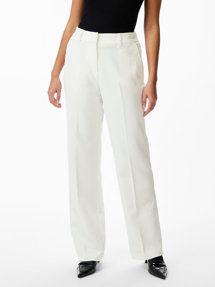 YAS Skräddarsydda byxor med hög midja - Bild 1 av 1 YAS Skräddarsydda byxor med hög midja - Bild 1 av 1