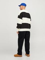 Черный - свободные брюки для широкой стопы JACK & JONES - Изображение 4 из 7
