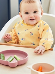 JoJo Maman Bébé Pink My First Silicone Mealtime Bear Set - Image 3 of 5