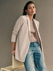 JDY Grey Lightweight Blazer - Image 1 of 6