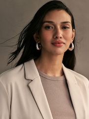 JDY Grey Lightweight Blazer - Image 4 of 6