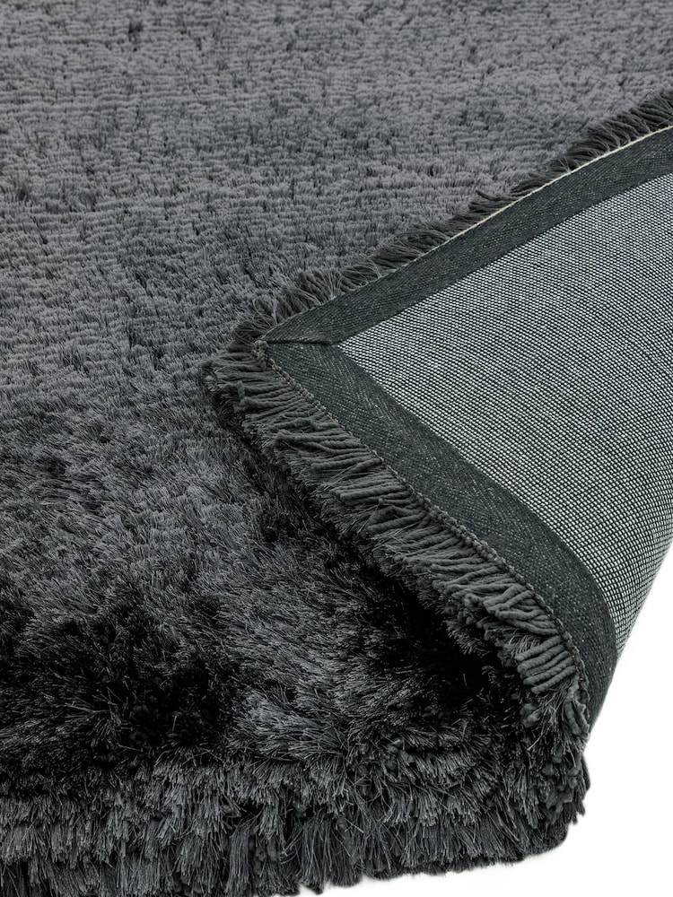 Asiatic Rugs Slate Grey Plush Rug - Image 5 of 5