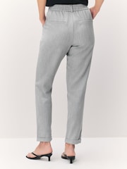 VERO MODA Grey Slim High Waisted Trousers - Image 3 of 6