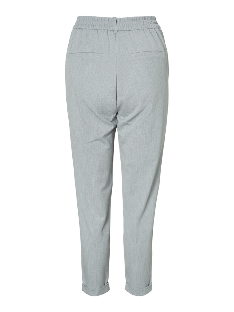 VERO MODA Grey Slim High Waisted Trousers - Image 6 of 6