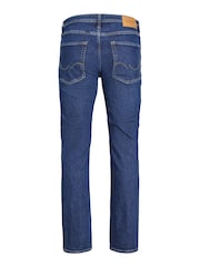 JACK & JONES Blue Dark Mike Regular Tapered Jeans - Image 8 of 8