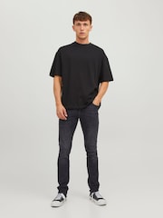 JACK & JONES Black Glenn Slim Fit Jeans - Image 3 of 8