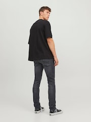 JACK & JONES Black Glenn Slim Fit Jeans - Image 4 of 8