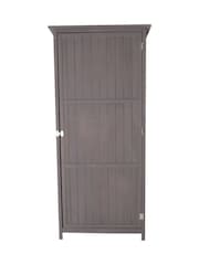 Charles Bentley Grey Garden Wooden Storage Shed 6 x 3ft - Image 4 of 6
