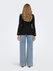 ONLY Black Military Button Blazer - Image 3 of 8