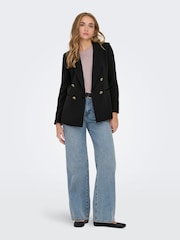 ONLY Black Military Button Blazer - Image 4 of 8