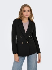ONLY Black Military Button Blazer - Image 5 of 8