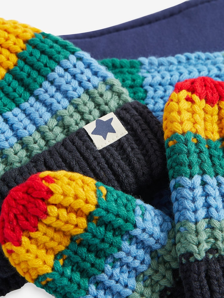 Rainbow Hat, Scarf and Mitten Set (3mths-10yrs) - Image 2 of 2