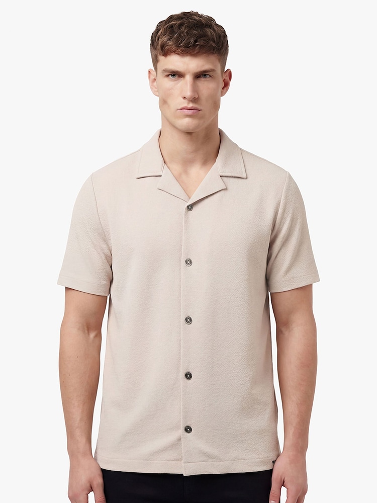 Luke 1977 Cream Kawa Beach Crinkle Shirt - Image 1 of 6