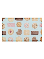 Felpudo de interior/exterior con diseño de galletas variadas de Artsy Mats - Imagen 2 de 3