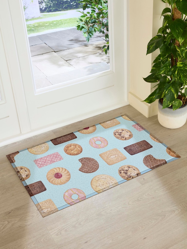 Felpudo de interior/exterior con diseño de galletas variadas de Artsy Mats - Imagen 3 de 3