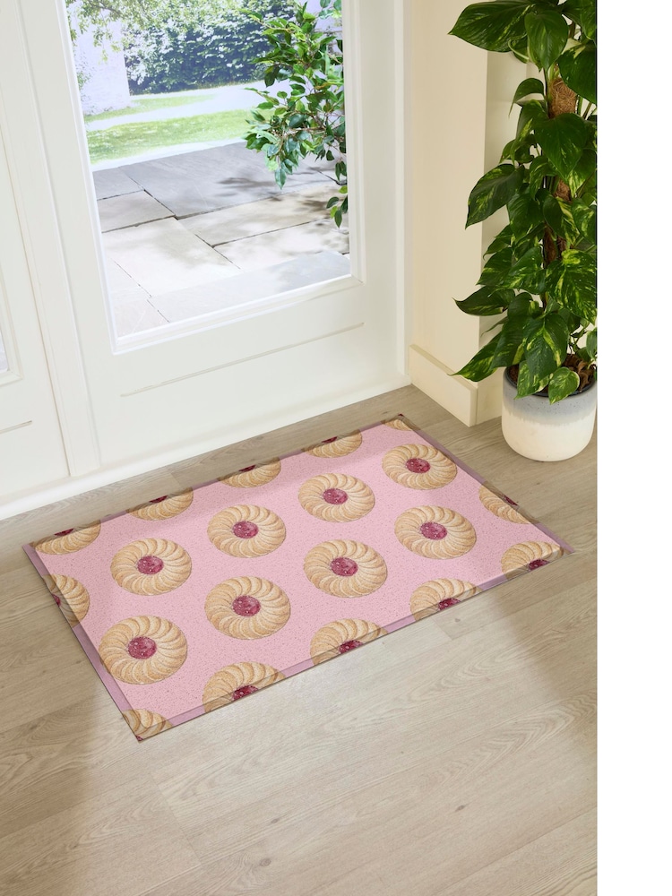 Artsy Mats Blue Jam Biscuit Indoor/Outdoor Doormat - Image 1 of 1