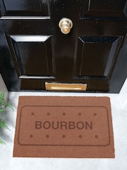 Artsy Mats Brown Bourbon Biscuit Coir Doormat - Image 1 of 14