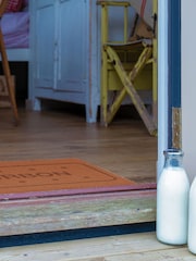 Artsy Mats Brown Bourbon Biscuit Coir Doormat - Image 4 of 14