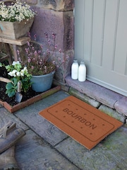 Artsy Mats Brown Bourbon Biscuit Coir Doormat - Image 6 of 14