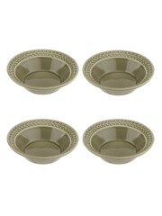 Portmeirion Set of 4 Green Botanic Garden Harmony Cereal Bowls - Image 2 of 4