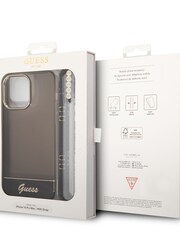 Guess iPhone 14 Pro Max Case - Pc/Tpu Iml Case Double Layer Electroplated Camera Outline Translucent With Strap - Image 5 of 9