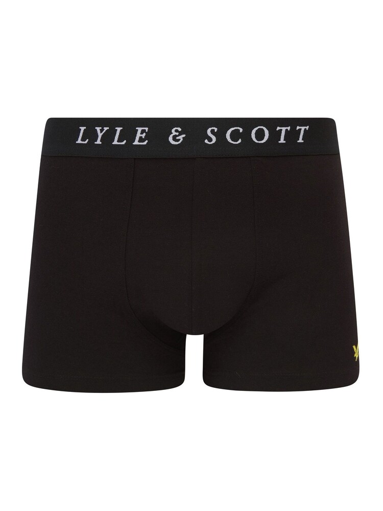 Lyle & Scott Black Underwear Trunks 3 Pack - Image 2 of 2