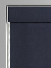 Laura Ashley Blue Swanson Midnight Made to Measure Roman Blind - Image 3 of 6