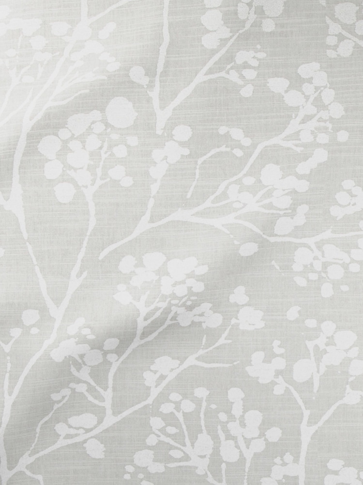 Silver Grey Garden Trail Made To Measure Roller Blinds - Image 4 of 4