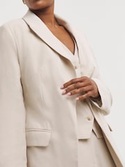 JD Williams Nude Relaxed Blazer - Image 5 of 5